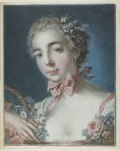 Head of Flora, July 3, 1769, Louis-Marin Bonnet (French, 1736-1793), after François Boucher
