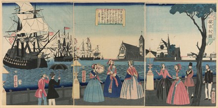 England (Igirisu koku), 1865, Utagawa Yoshitora, Japanese, active c. 1836-87, Japan, Color