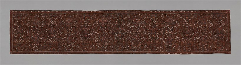 Slendang (Shawl), 19th century, Indonesia, Central Java, Java, Cotton, batik dyed, 261 x 51.4 cm