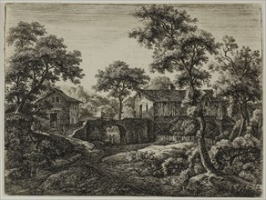 The Great Gate, n.d., Anthoni Waterlo, Dutch, 1609-1690, Holland, Etching on paper, 153 x 206 mm