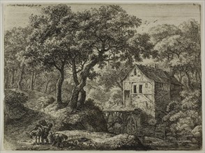 The Mill in the Wood, n.d., Anthoni Waterlo, Dutch, 1609-1690, Holland, Etching on paper, 151 x 204