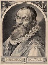 Portrait of Hendrick Goltzius, c. 1617, Jan Harmensz Muller (Dutch, 1571-1628), after Hendrick
