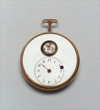 Watch, Late 18th century, England, Gold and enamels, Diam. 7.3 cm (2 7/8 in.)