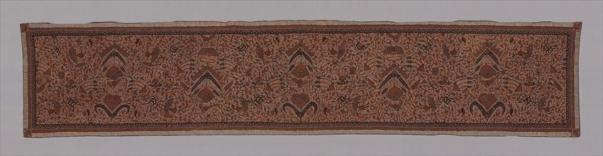 Slendang (Shawl), 19th century, Indonesia, Central Java, Java, Cotton, batik dyed, 252.7 x 51.6 cm