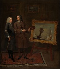 Thomas Walker and Peter Monamy, c. 1735, Gawen Hamilton, British, 1697-1737, England, Oil on
