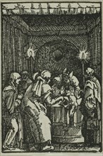 Joachim’s Offering Refused, from The Fall and Redemption of Man, 1513, Albrecht Altdorfer, German,
