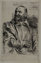 Jan Snellinx, 1630/33, Anthony van Dyck, Flemish, 1599-1641, Flanders, Etching in black on ivory