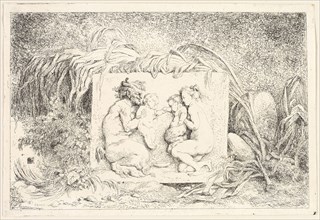 Satyr’s Family from Bacchanales, or Satyr’s Games, 1763, Jean Honoré Fragonard, French, 1732-1806,