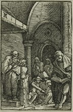Christ among the Doctors, from The Fall and Redemption of Man, 1513, Albrecht Altdorfer, German, c