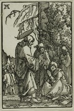 Christ Taking Leave of His Mother, from The Fall and Redemption of Man, 1513, Albrecht Altdorfer,