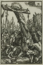 Raising of the Cross, from The Fall and Redemption of Man, 1513, Albrecht Altdorfer, German, c