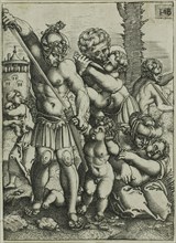 The Massacre of the Innocents, 1520/69, Jacob Binck, German, c. 1500-1569, Germany, Engraving in