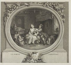 Conjugal Gaiety, n.d., Nicolas Delaunay (French, 1739-1792), after S. Freudeberg (Swiss,