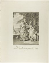 Rendezvous For Marly, from Monument du Costume Physique et Moral de la fin du Dix-huitième siècle,