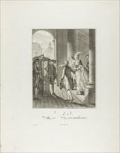 The Precautions, from Monument du Costume Physique et Moral de la fin du Dix-huitième siècle, 1777,