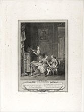 The Occupation, from Monument du Costume Physique et Moral de la fin du Dix-huitième siècle, 1774,