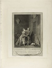 Unexpected Call, from Monument du Costume Physique et Moral de la fin du Dix-huitième siècle, 1774,