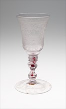 Wine Glass, c. 1730, Bohemia, Czech Republic, Bohemia, Glass, 32.5 × 9.4 cm (12 13/16 × 3 11/16 in
