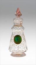 Flask, c. 1730, Bohemia, Czech Republic, Bohemia, Glass, H. 16.5 cm (6 1/2 in.)
