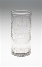 Beaker, 1800/25, Bohemia, Czech Republic, Bohemia, Glass, 16.8 × 7.0 cm (5 5/8 × 2 3/4 in.)