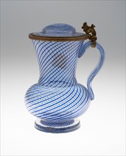 Covered Mug, Early 19th century, Bohemia, Czech Republic, Bohemia, Glass, 19.7 × 13 cm (7 3/4 × 5