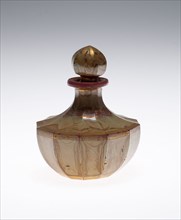 Lithyalin Scent Bottle, c. 1830, Workshop of Friedrich Egerman, Bohemian, 1777-1864, Bohemia,
