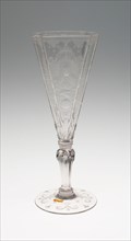 Goblet, c. 1725/30, Germany, Schleswig, Schleswig, Glass, 21.1 x 7.8 cm (8 5/16 x 3 1/16 in.)
