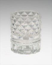 Beaker, c. 1820, Bohemia, Czech Republic, Bohemia, Glass, 8.9 × 7 cm (3 1/2 × 2 3/4 in.)