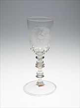 Goblet, c. 1740, Germany, Nuremberg, Nuremberg, Glass, 24.1 x 8.3 cm (9 1/2 x 3 1/4 in.)