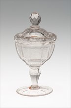 Sweetmeat Dish with Cover, c. 1730, Germany, Schleswig, Schleswig, Glass, 17.8 x 8.9 cm (7 x 3 1/2