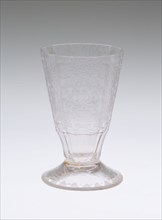 Drinking Glass, Early 18th century, Germany, Schleswig, Schleswig, Glass, 10.5 x 6.8 cm (4 1/8 x 2