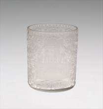 Beaker, c. 1735, Germany, Schleswig, Schleswig, Glass, H. 6.4 cm (2 1/2 in.)