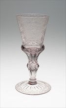 Goblet, 1747, Germany, Schleswig, Schleswig, Glass, 21.6 x 9.5 cm (8 1/2 x 3 3/4 in.)