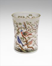 Beaker, c. 1830 or later, Germany, Glass, 10 x 7.8 cm (3 15/16 x 3 1/16 in.)