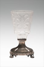 Goblet, c. 1745 (glass), 1850 (mount), Germany, Attributed to Christopher Gottfried Schneider