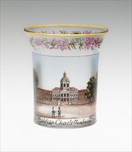 Beaker, 1816, Germany, Berlin or Dresden, Carl von Scheidt (German, 19th century), Berlin, Glass,
