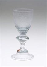 Goblet, c. 1730, Germany, Thuringia, Thuringia, Glass, 17.3 x 7.6 cm (6 13/16 x 3 in.)