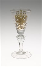 Wine Glass, c. 1730, Germany, Glass, H. 16.2 cm (6 3/8 in.)