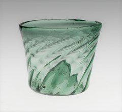 Beaker, c. 1500, German, Germany, Green glass, H. 6 cm (2 3/8 in.)