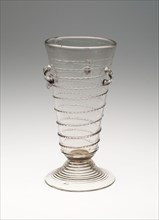 Passglass with Loops and Glass Rings, 1600/1700, Germany, Glass, 17.9 x 7.6 cm (7 1/16 x 3 in.)