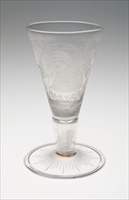 Wine Glass, Mid 18th century, Germany, Glass, H. 25.4 cm (10 in.)
