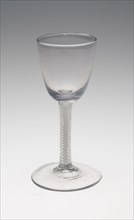 Wine Glass, Mid 18th century, England or Netherlands, England, Glass, 15.1 × 5.9 cm (5 15/16 × 2