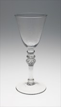 Wine Glass, c. 1750/70, England or Netherlands, England, Glass, 23 × 9.5 cm (9 1/16 × 3 3/4 in.)