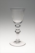Wine Glass, c. 1795, England or Netherlands, England, Glass, blown and stipple engraved, 19.1 × 7.6