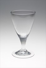 Wine Glass, Late 18th century, England or Netherlands, England, Glass, stipple engraved, 18.1 × 10