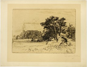 Old Willesley House, c. 1865, Francis Seymour Haden, English, 1818-1910, England, Etching on zinc