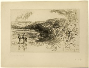 Encombe Woods, No. II, 1882, Francis Seymour Haden, English, 1818-1910, England, Etching with