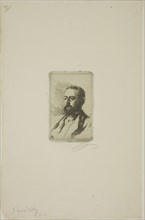 Carl Snoilsky, 1888, Anders Zorn, Swedish, 1860-1920, Sweden, Etching on ivory laid paper, 76 x 49
