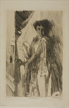 Rosita Mauri, 1889, Anders Zorn, Swedish, 1860-1920, Sweden, Etching on ivory wove paper, 219 x 143