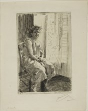 Morning, 1891, Anders Zorn, Swedish, 1860-1920, Sweden, Etching on ivory laid paper, 225 x 151 mm